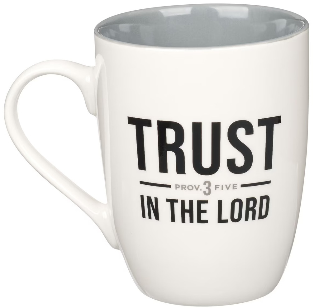 Mug Trust In The Lord White