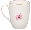 Mug Walk By Faith Not By Sight Pink Wreath