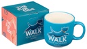 Mug Walk Your Worries Away Blue