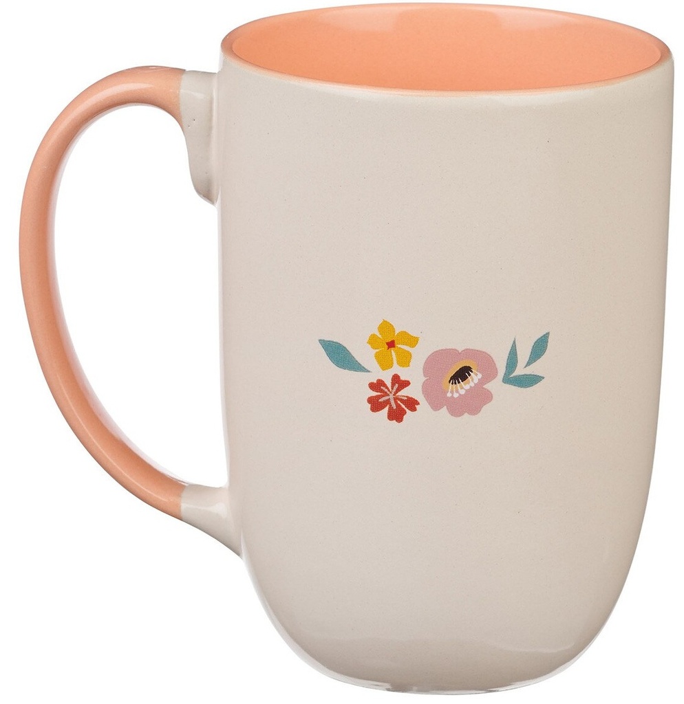 Mug Worlds Greatest Mom Peach Floral (02/25)