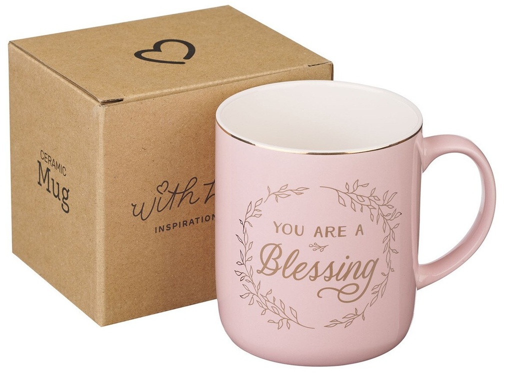 Mug You Are A Blessing Pink