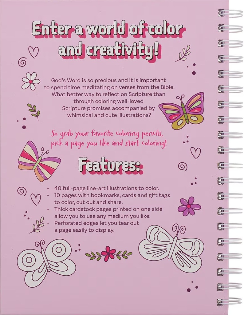 My Favourite Bible Verses Girls Colouring Book (01/25)