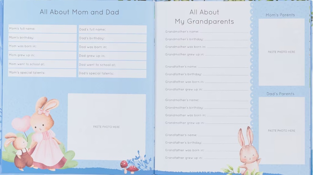My First Year Memory Book For Baby Boys