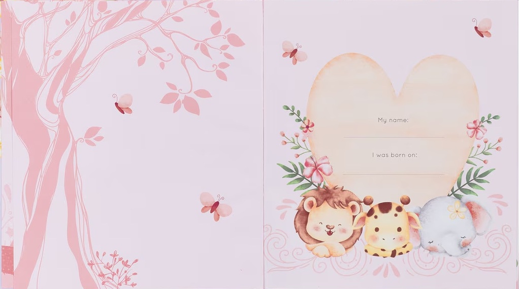 My First Year Memory Book For Baby Girls