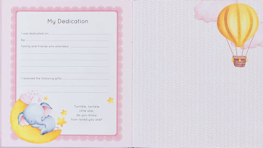 My First Year Memory Book For Baby Girls