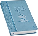 NLT Baby Keepsake Bible Blue Elephant