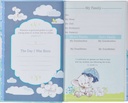 NLT Baby Keepsake Bible Blue Elephant Floral