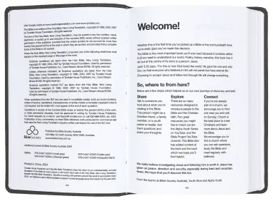NLT Bible Read This Vintage Brown