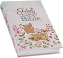 NLT Baby Keepsake Bible Blush Pink Deer
