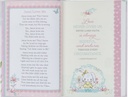 NLT Baby Keepsake Bible Blush Pink Deer