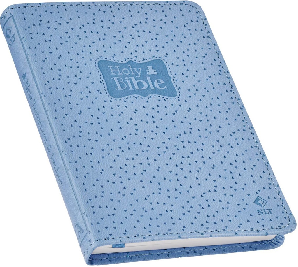 NLT Baby Keepsake Bible New Testament & Psalms Blue