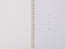 Notebook Footprints Lighthouse Wirebound (01/25)