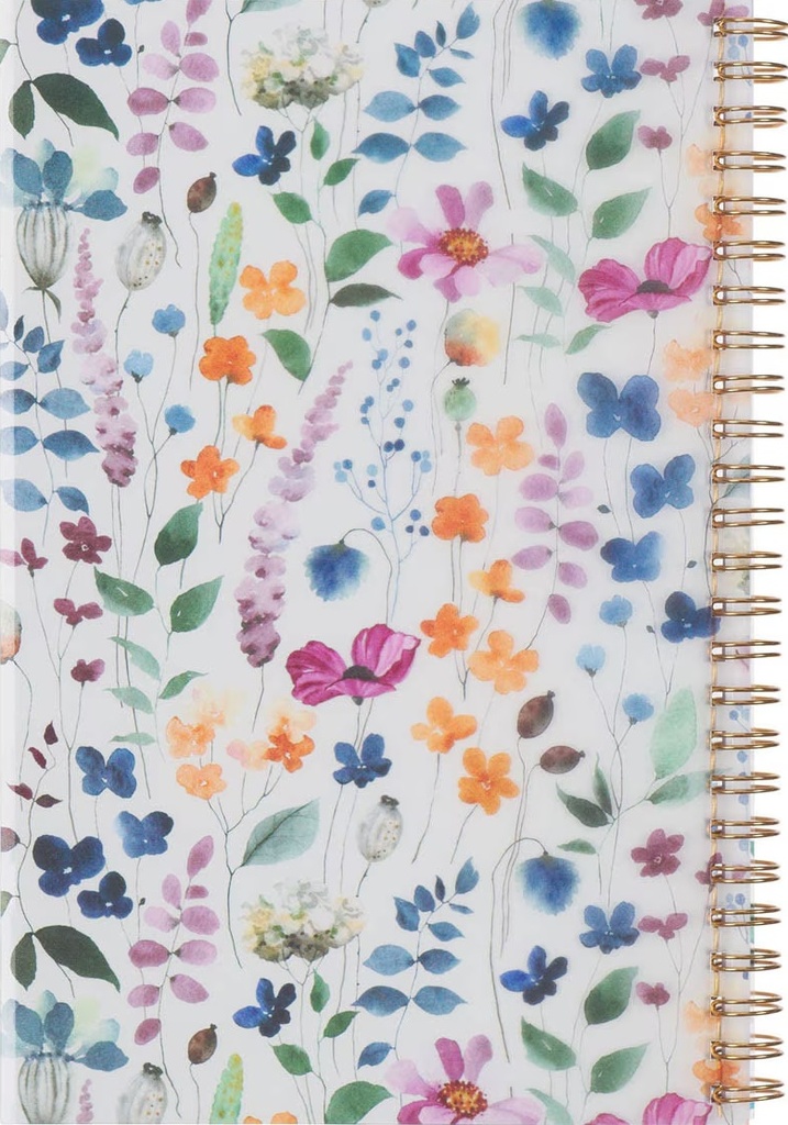 Notebook Goodness & Love Wildflower Wirebound