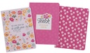 Notebook Large Set  3  Lord Your God Floral