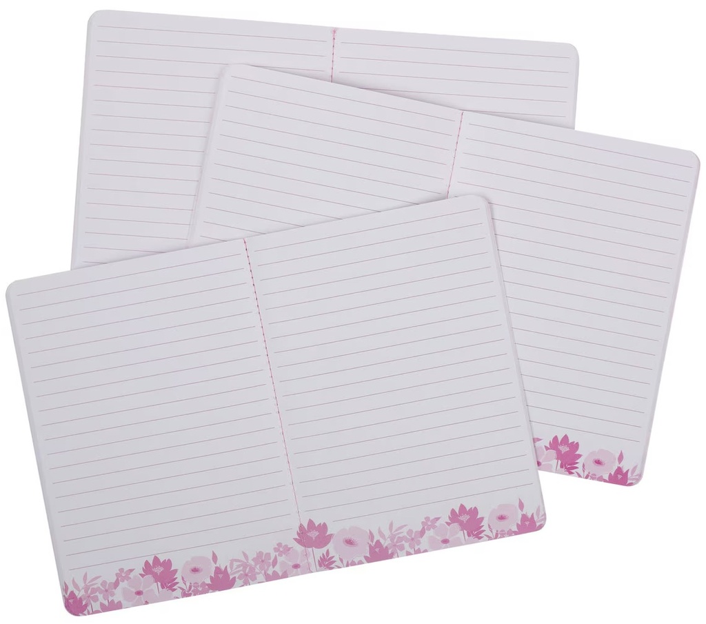 Notebook Large Set  3  Lord Your God Floral