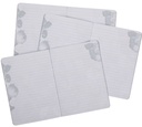 Notebook Set 3pc Be Still Midnight Blue Floral