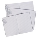 Notebook Set 3pc Faith Grace Love Blue Floral Tile 