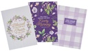 Notebook Set 3 pc Lord's Mercies Purple