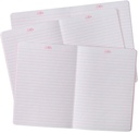 Notebook Set Blessed Pink Floral Stripes (Set Of 3)