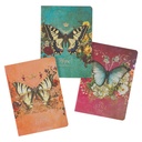 Notebook Set Hope Butterfly Teal Large 3/Set