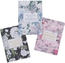 Notebook Set Large Graceful Peonies 3/Set