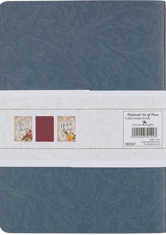 Notebook Set Trust In The Lord Floral 3/Set