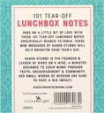 Notepads 101 Lunchbox Notes For Girls