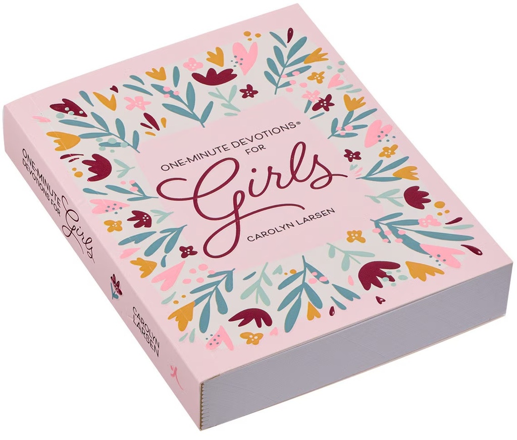 One Minute Devotions For Girls Pink Floral
