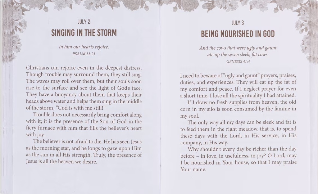 One Minute Devotions Morning By Morning Yellow