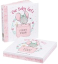 Our Baby Girl's First Year Memory Book w/Gift Box
