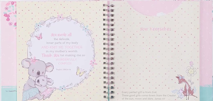 Our Baby Girl's First Year Memory Book w/Gift Box
