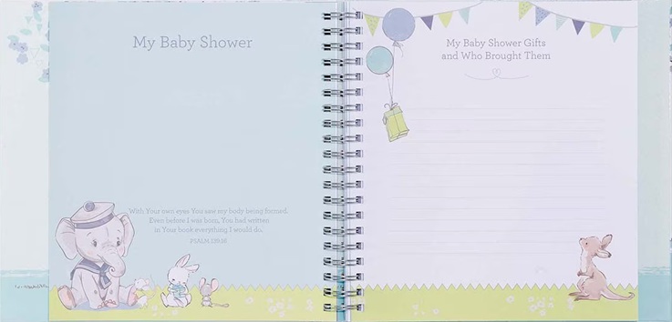 Our Baby Boy's First Year Memory Book w/Gift Box