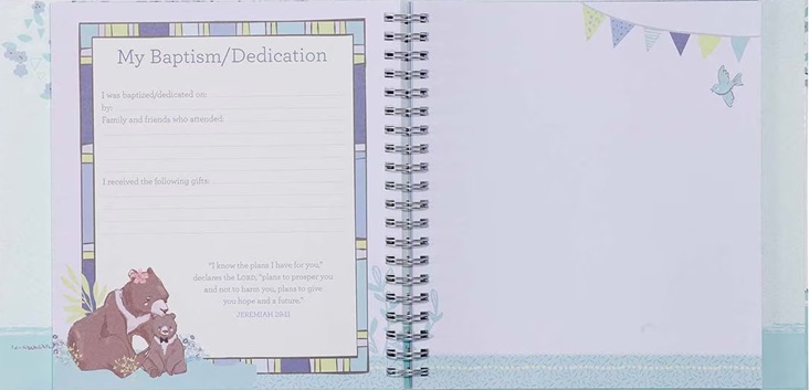 Our Baby Boy's First Year Memory Book w/Gift Box