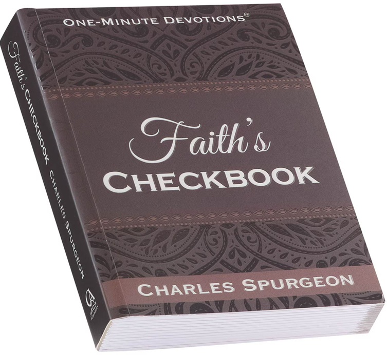 One Minute Devotions Faith's Checkbook Brown