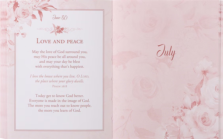 One Minute Devotions Moments With God Pink
