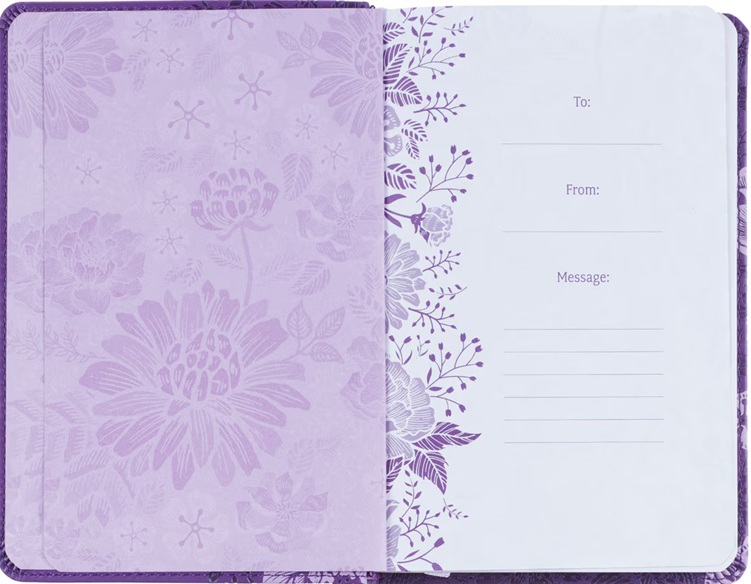 Pocket Bible Devotional For Girls Puple