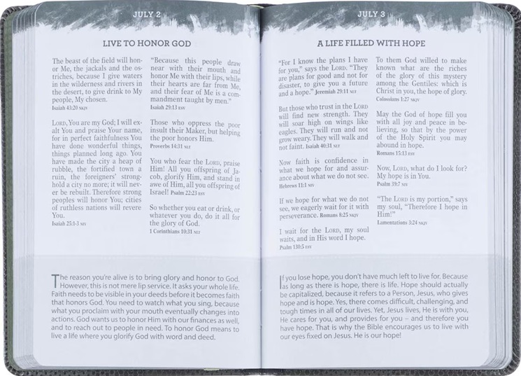 Pocket Bible Devotional For Guys Camo