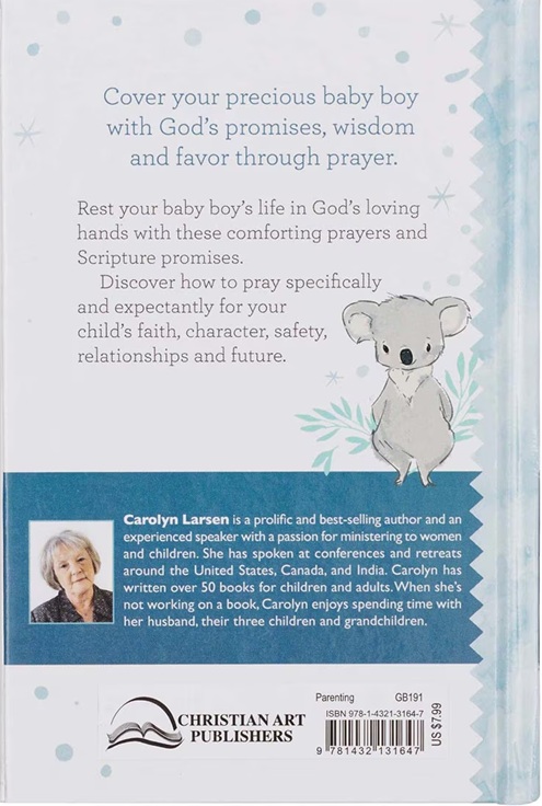 Prayers For My Baby Boy Padded Cover