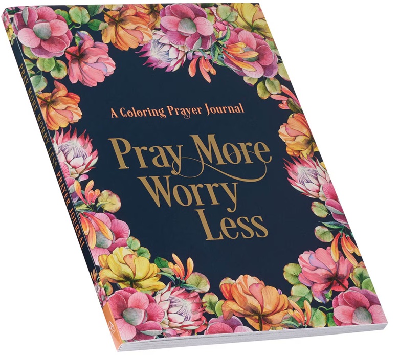 Pray More Worry Less Colouring Prayer Journal