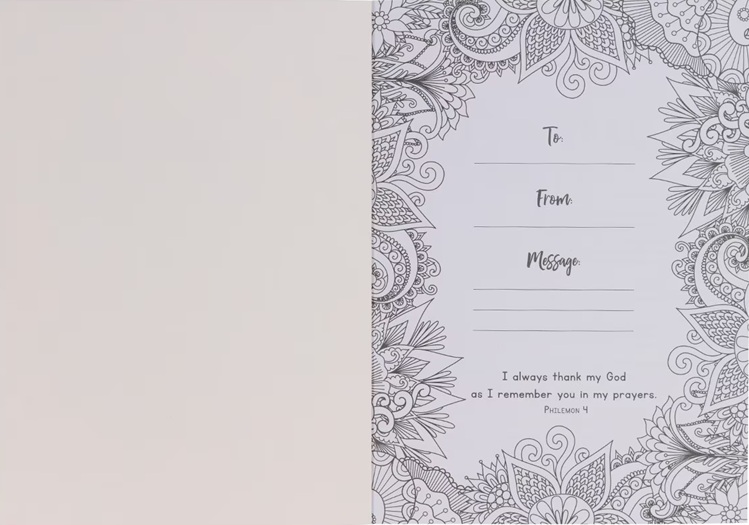 Pray More Worry Less Colouring Prayer Journal