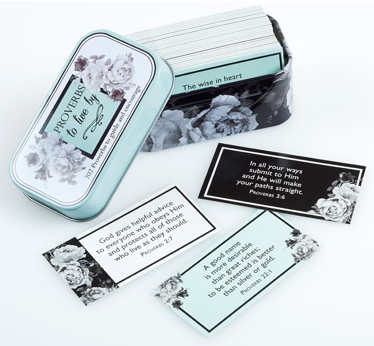Promise Cards In Tin Proverbs To Live By