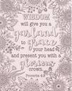 Proverbs In Colour Colouring Cards