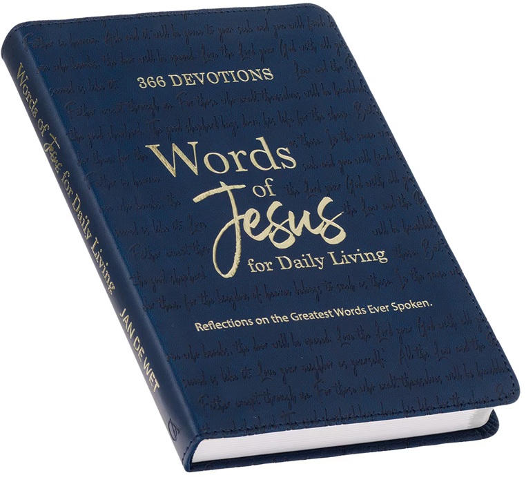 Words of Jesus 366 Devotions Blue