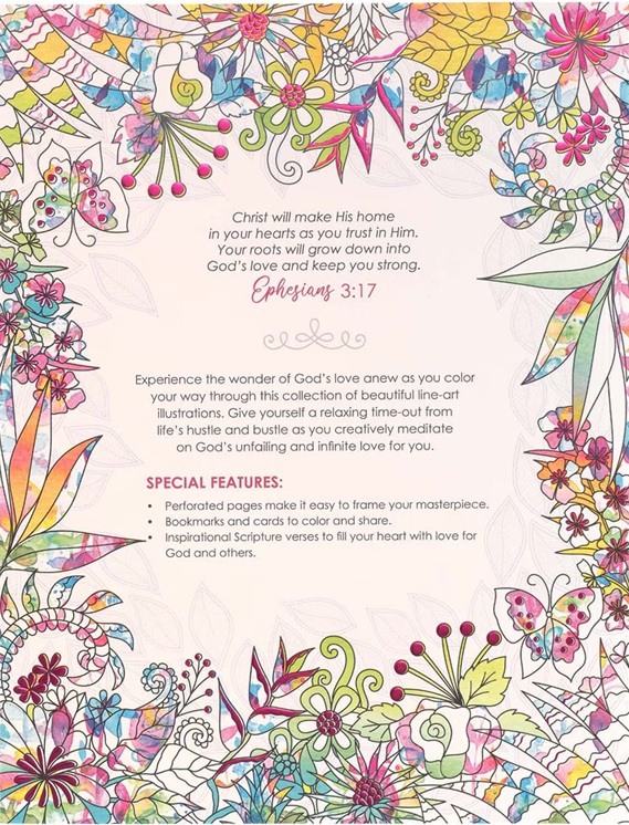 Where Love Blooms Colouring Book