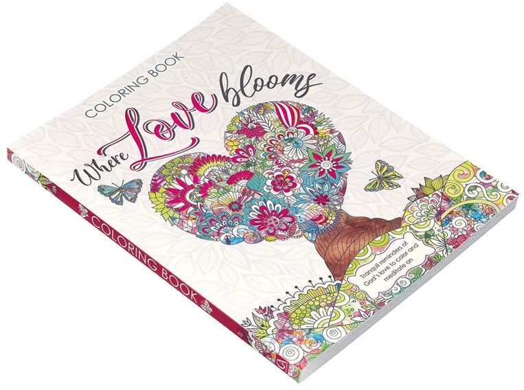 Where Love Blooms Colouring Book