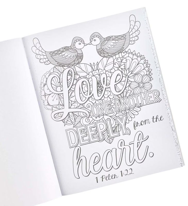 Where Love Blooms Colouring Book