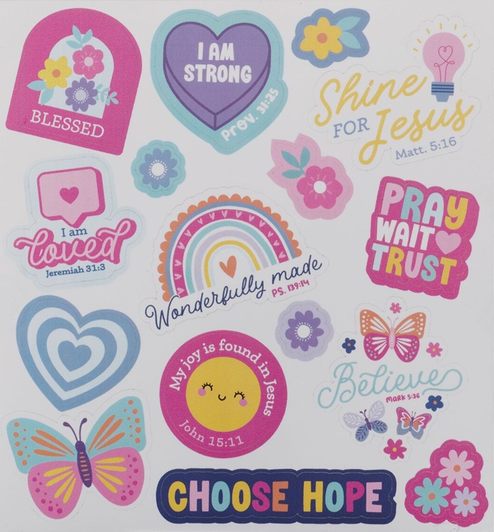 Water Bottle Wonderfully Made Stickers Purple SS (01/25)