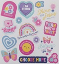 Water Bottle Wonderfully Made Stickers Purple SS (01/25)