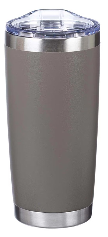 Tumbler Trust in the Lord Taupe Stainless Steel
