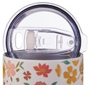 Tumbler Worlds Greatest Mom Peach Floral SS (01/25)